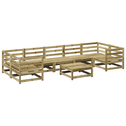 8-delige Loungeset geïmpregneerd grenenhout