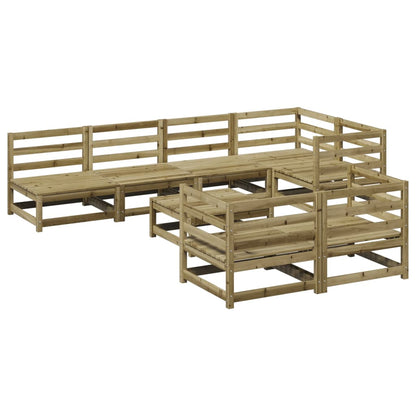 8-delige Loungeset geïmpregneerd grenenhout