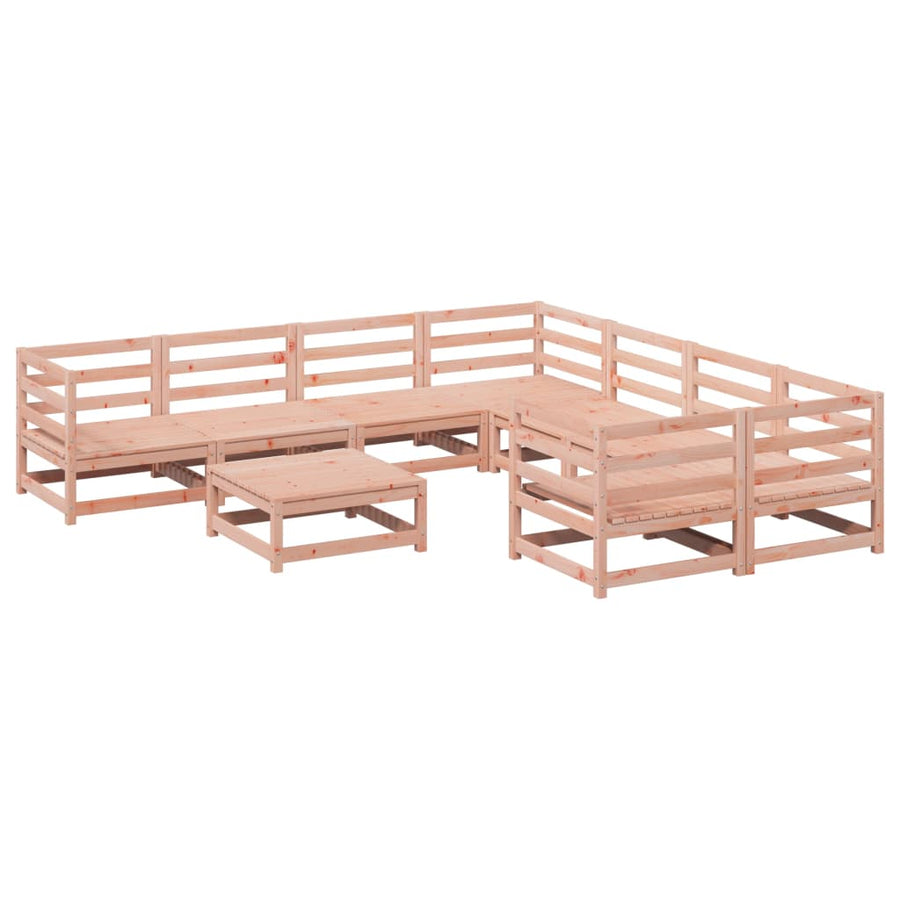 9-delige Loungeset massief douglas vurenhout