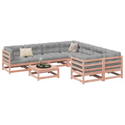 Loungeset 9-delig massief douglas hout
