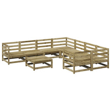 9-delige Loungeset geïmpregneerd grenenhout