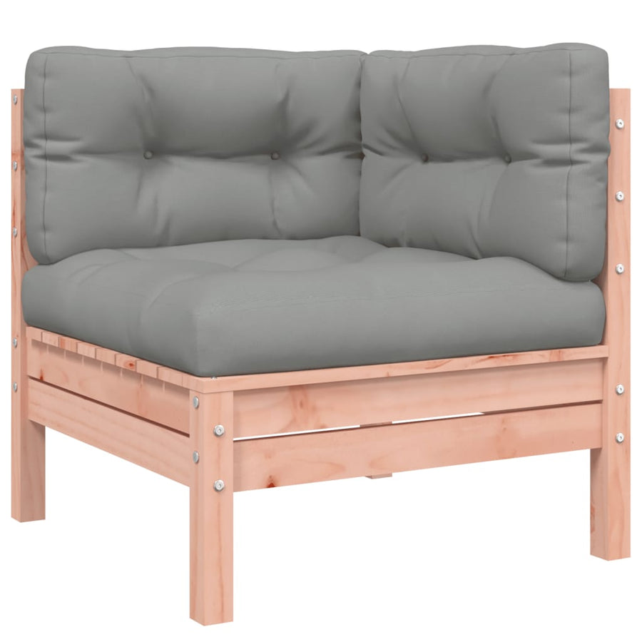 5-delige Loungeset met kussens massief douglas vurenhout