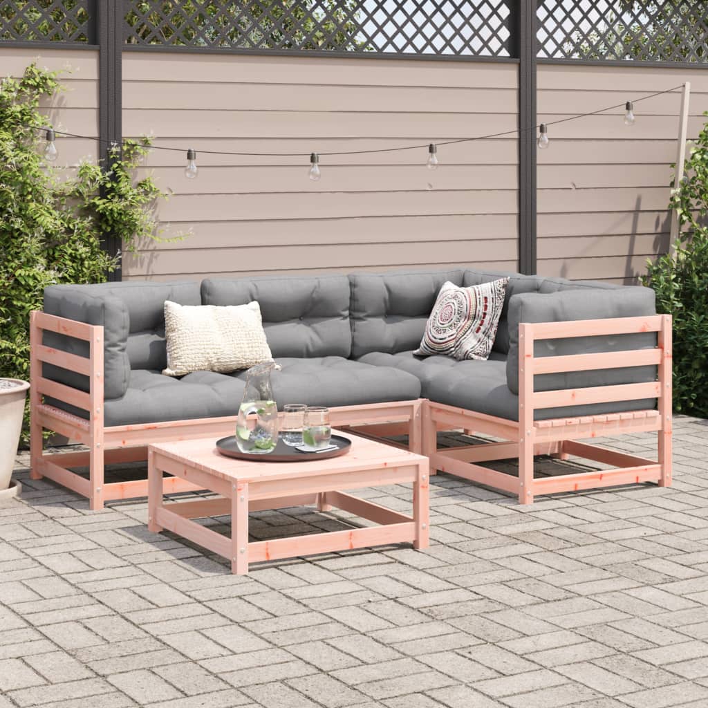 5-delige Loungeset massief douglas vurenhout