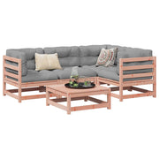 5-piece solid Douglas fir lounge set