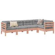 Loungeset 5-delig massief douglas vurenhout