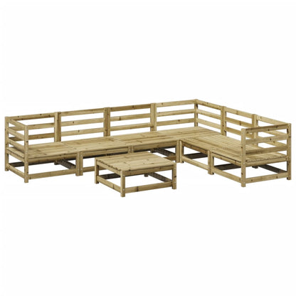 7-delige Loungeset geïmpregneerd grenenhout