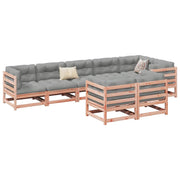 Loungeset 8-delig massief douglas hout