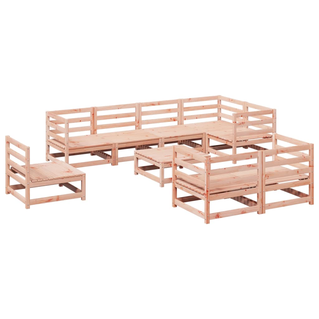 9-delige Loungeset massief douglas vurenhout