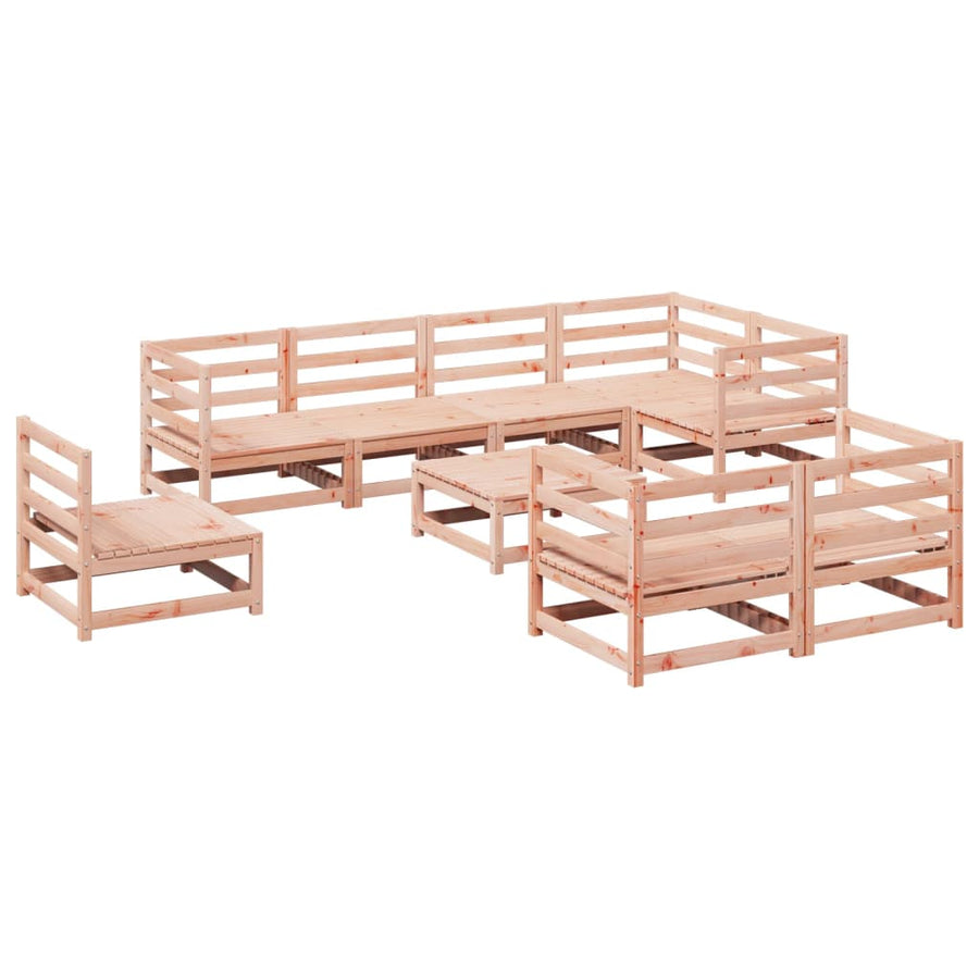 9-delige Loungeset massief douglas vurenhout