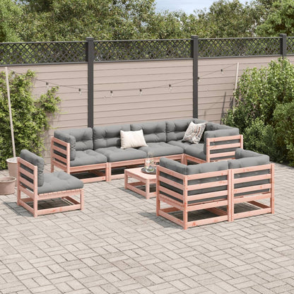 9-delige Loungeset massief douglas vurenhout