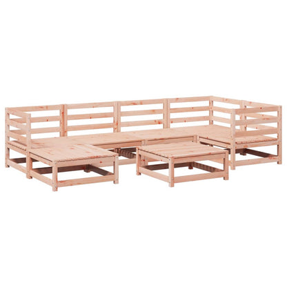 7-delige Loungeset massief douglas vurenhout