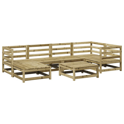 7-delige Loungeset geïmpregneerd grenenhout