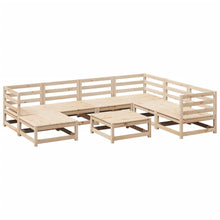 8-delige Loungeset massief grenenhout