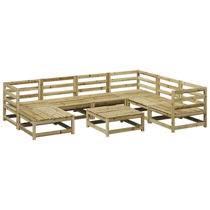 8-delige Loungeset geïmpregneerd grenenhout