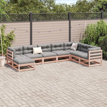 8-delige Loungeset massief douglas vurenhout