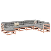 8-piece Lounge Set Solid Douglas Fir Wood