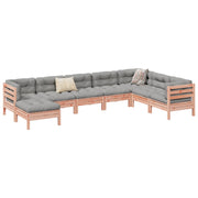 Loungeset 8-delig massief douglas hout