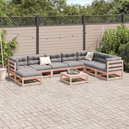 9-delige Loungeset massief douglas vurenhout