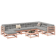 9-piece Lounge Set solid Douglas fir wood