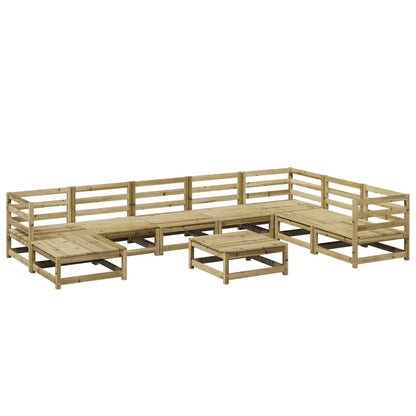 9-delige Loungeset geïmpregneerd grenenhout