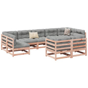 Loungeset 9-delig massief douglas vurenhout