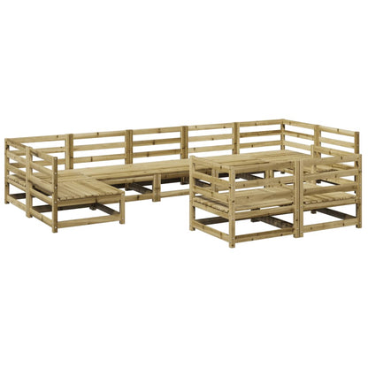 9-delige Loungeset geïmpregneerd grenenhout