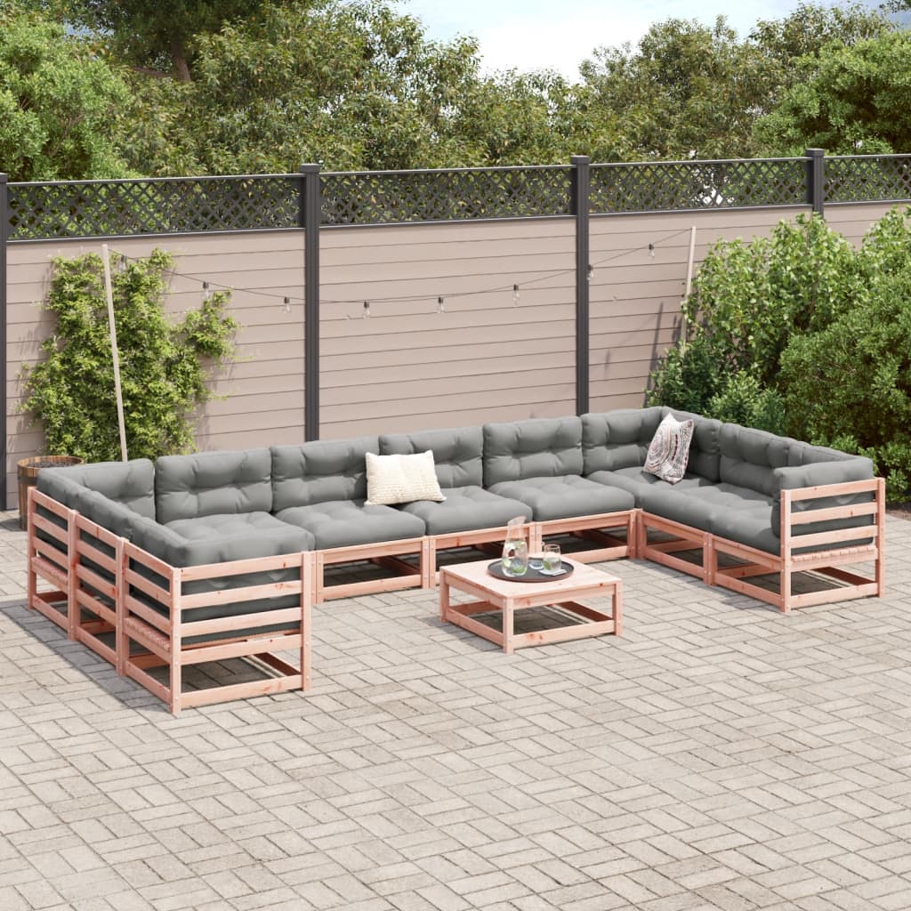 11-delige Loungeset massief douglas vurenhout