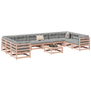Loungeset 11-delig massief douglas vurenhout