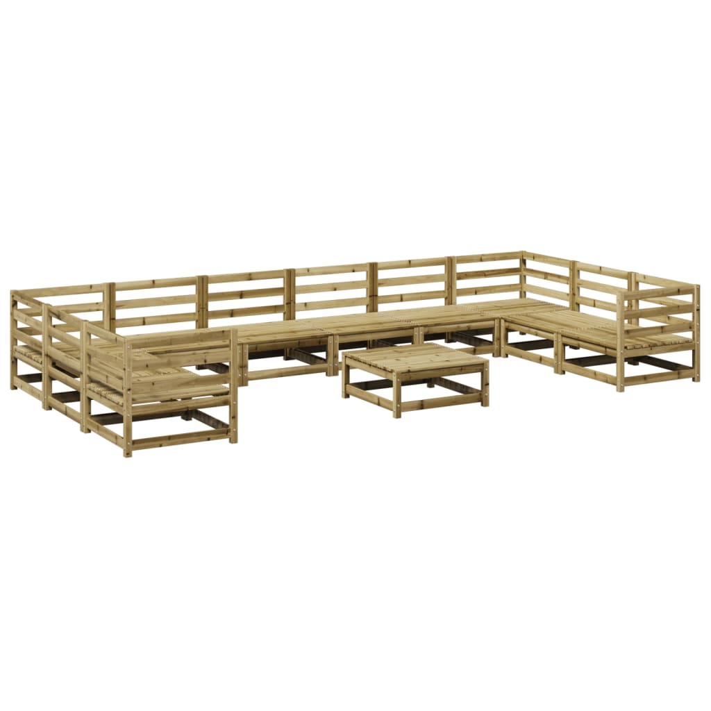 11-delige Loungeset geïmpregneerd grenenhout
