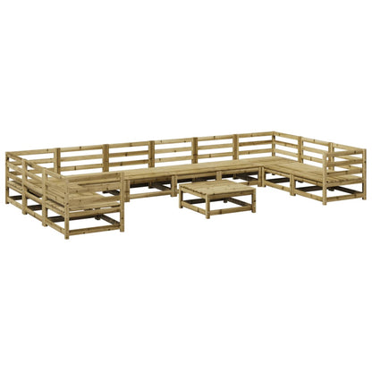 11-delige Loungeset geïmpregneerd grenenhout