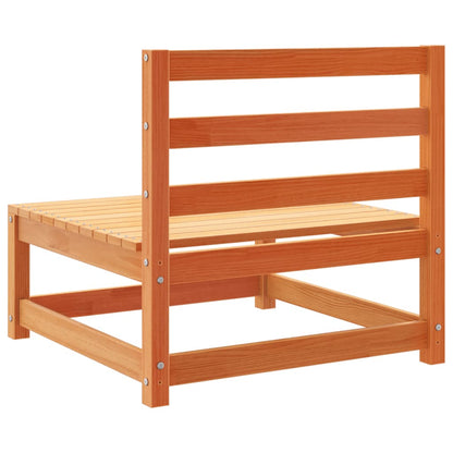 12-delige Loungeset massief grenenhout wasbruin