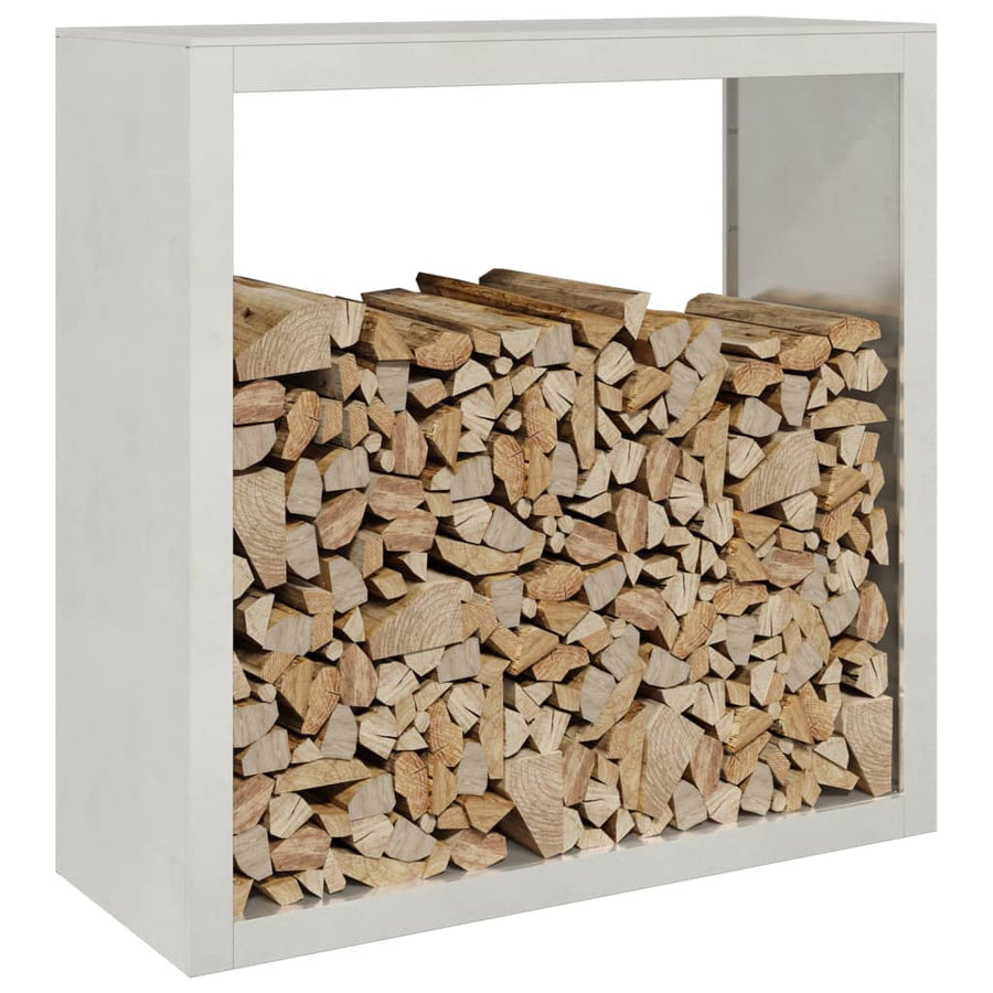Haardhoutrek Roestvrij Staal 100 x 40 x 100 cm