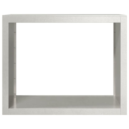 Haardhoutrek 100x40x80 cm roestvrij staal