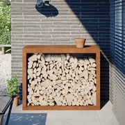 Brandhoutrek 100x40x80 cm cortenstaal