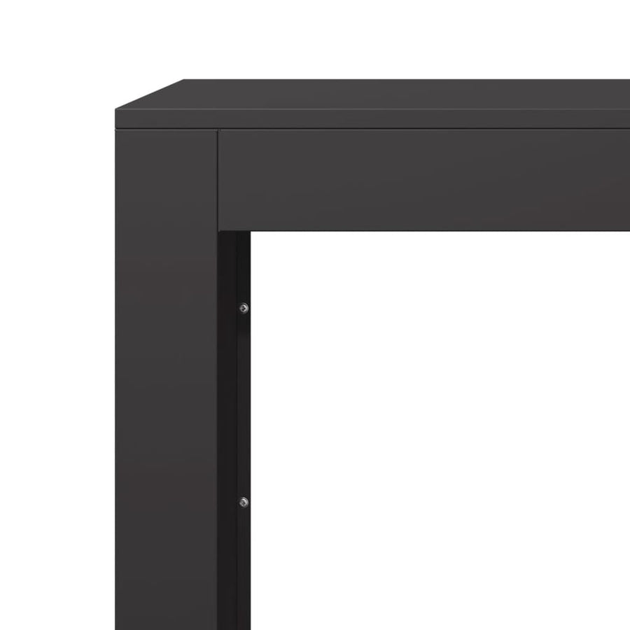 Haardhoutrek 100x40x60 cm staal zwart