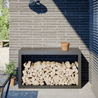 Firewood rack 100x40x60 cm steel anthracite