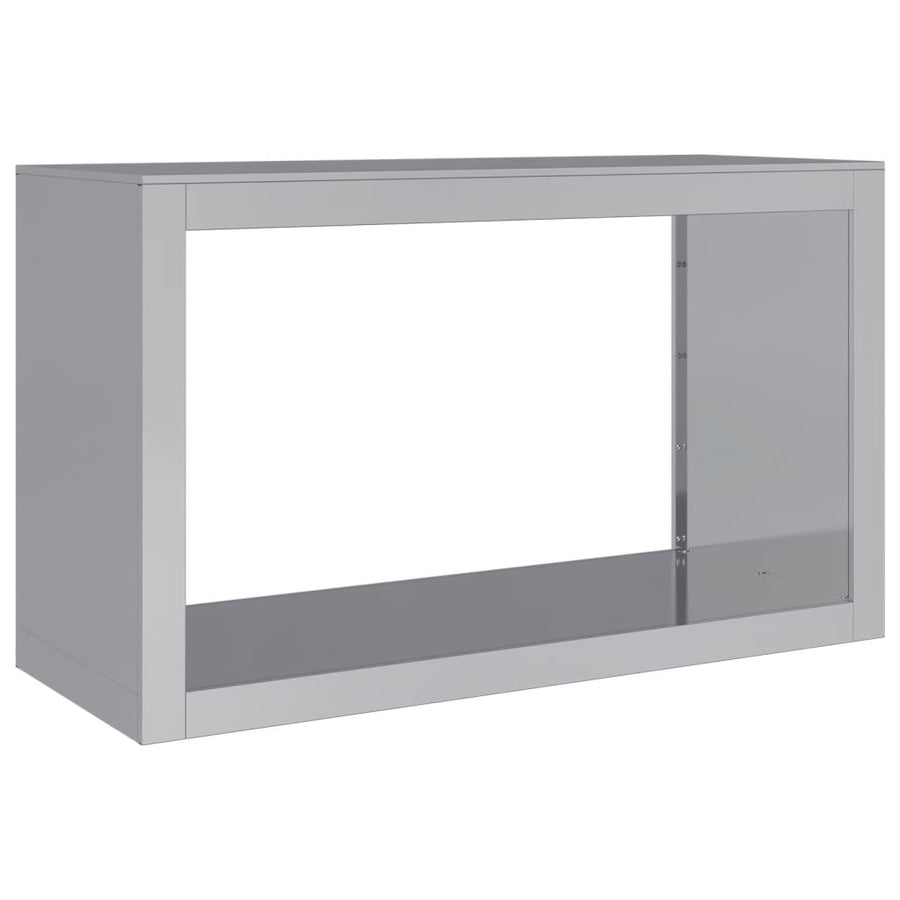 Haardhoutrek 100x40x60 cm gegalvaniseerd staal