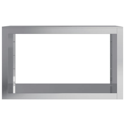 Haardhoutrek 100x40x60 cm gegalvaniseerd staal
