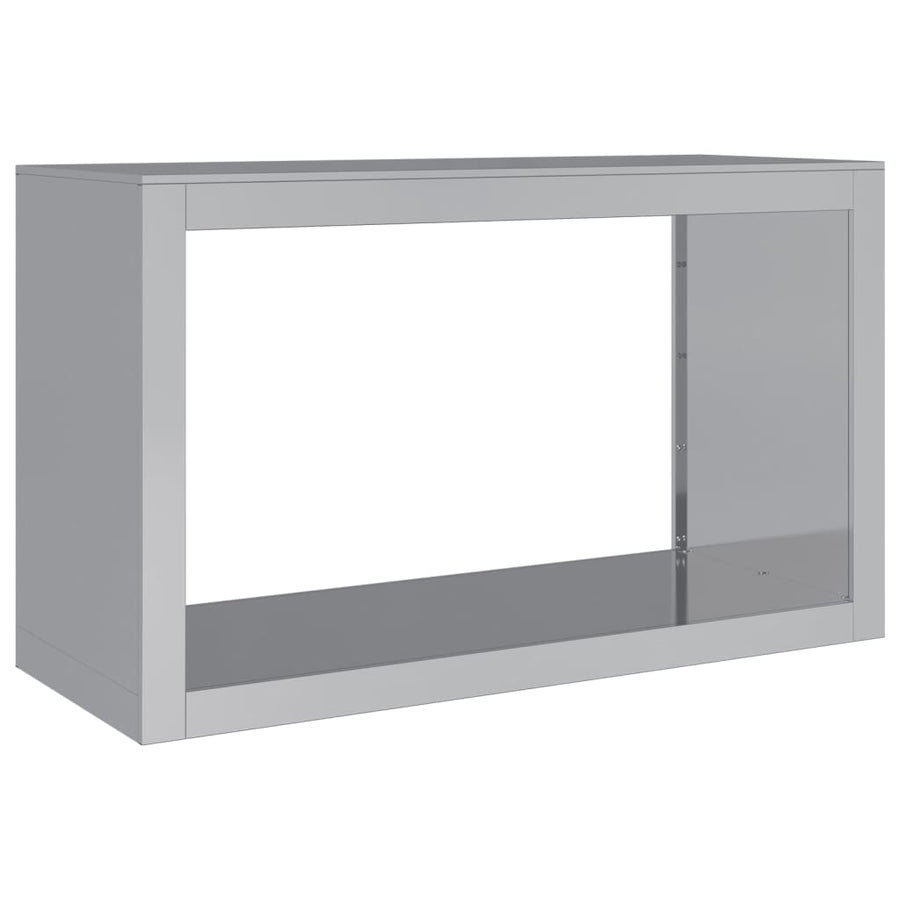 Haardhoutrek 100x40x60 cm gegalvaniseerd staal
