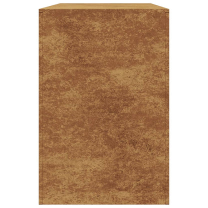 Haardhoutrek 100x40x60 cm cortenstaal