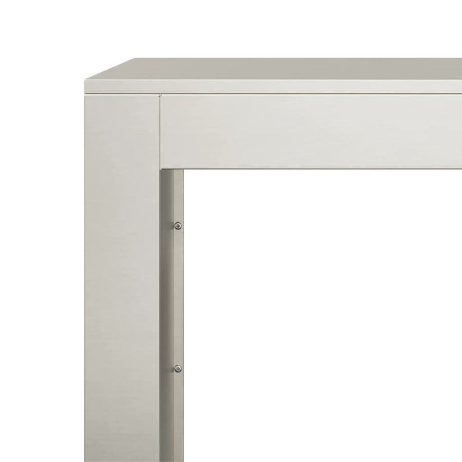 Haardhoutrek 100x40x60 cm cortenstaal