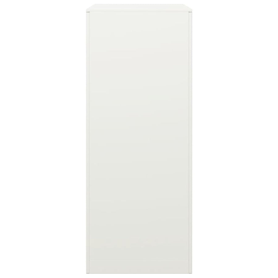 Haardhoutrek 60x40x100 cm staal wit