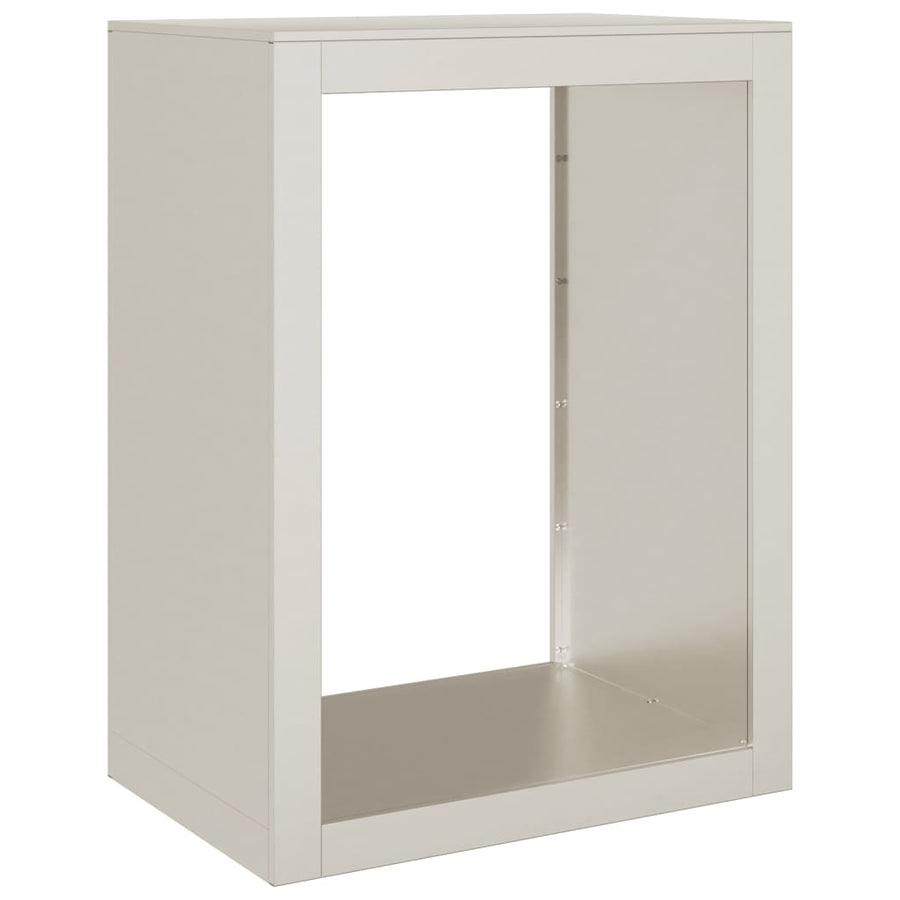 Haardhoutrek 60x40x80 cm cortenstaal