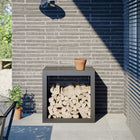 Firewood rack 60x40x60 cm steel anthracite