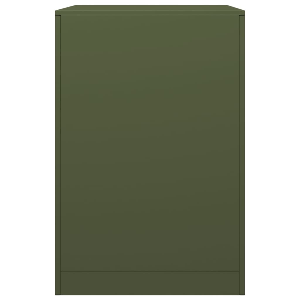 Haardhoutrek 60x40x60 cm staal groen