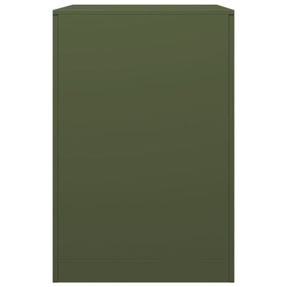 Haardhoutrek 60x40x60 cm staal groen