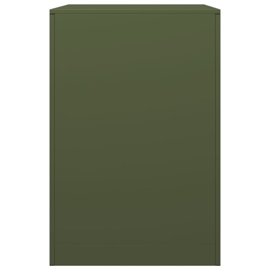 Haardhoutrek 60x40x60 cm staal groen