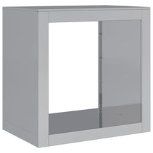 Haardhoutrek 60x40x60 cm gegalvaniseerd staal