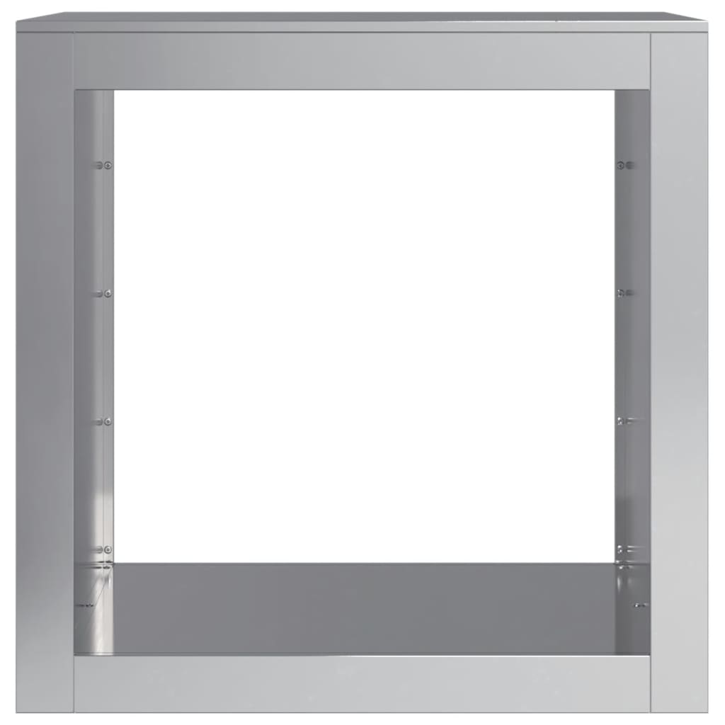 Haardhoutrek 60x40x60 cm gegalvaniseerd staal