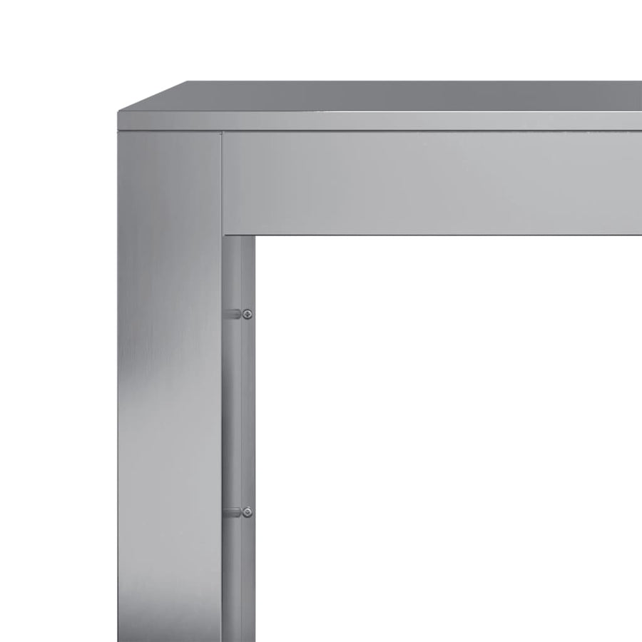 Haardhoutrek 60x40x60 cm gegalvaniseerd staal